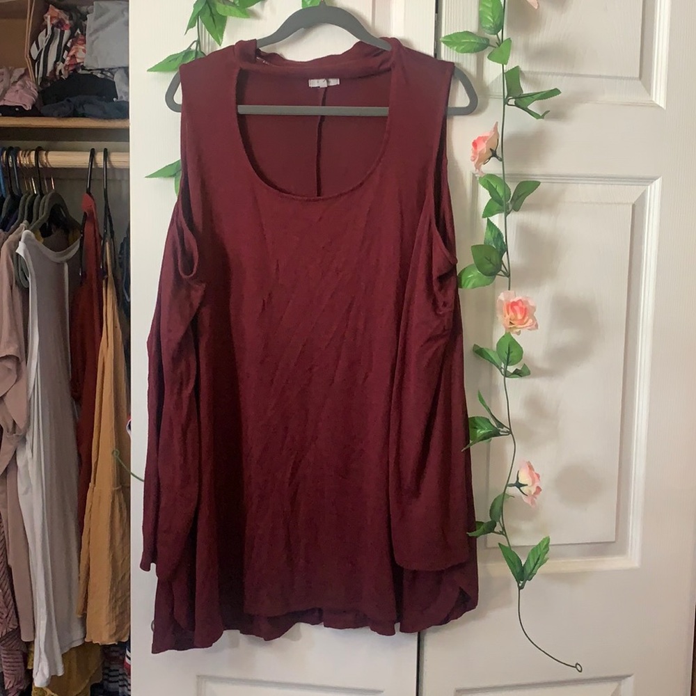 Cold Shoulder Sweatshirt